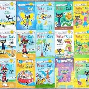 PETE THE CAT BOYS BOOKS I CAN READ LOT OF 15 PHONICS LEVEL 1 MY FIRST READERS